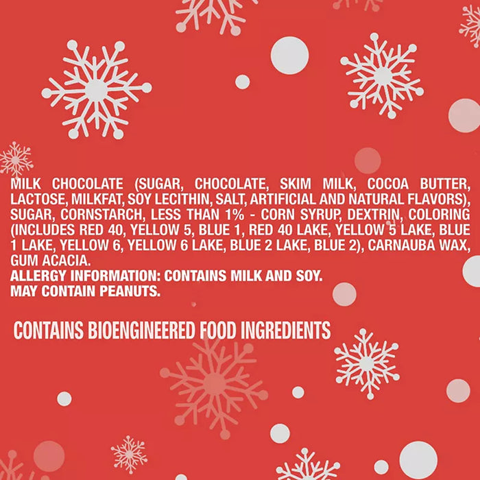 M&M's Red and Green Milk Chocolate Christmas Candy, 62 oz.
