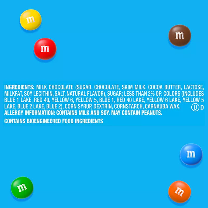 M&M'S Minis Milk Chocolate Christmas Candy, Bulk Candy Jar, 52 oz.