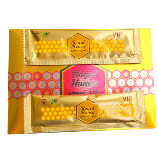 Royal Honey VIP-Halal – 12 Sachets x 20g | Premium Natural Energy Booster for Men