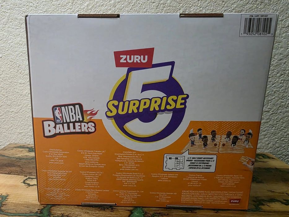 5 Surprise NBA Ballers Series 2 Official Mystery Collectible Capsule 4 pk