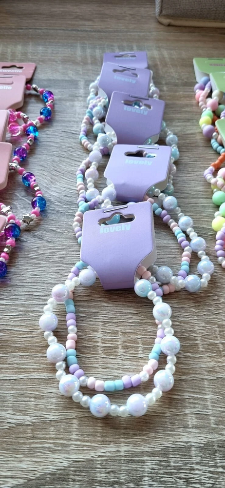 Handmade Beaded Elastic Bracelet For Women per 2pc/set