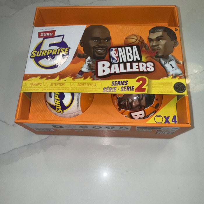 5 Surprise NBA Ballers Series 2 Official Mystery Collectible Capsule 4 pk